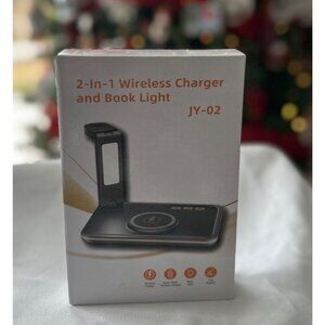 2-In-1 Wireless Charger & Book Light